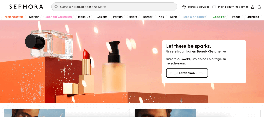 Sephora Online shop